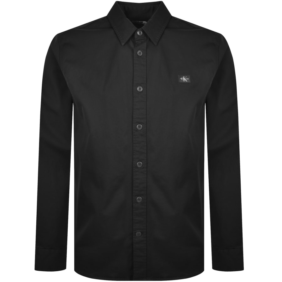 Calvin Klein Jeans Long Sleeve Shirt Black | Mainline